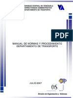 Manual Del Dpto Transporte