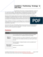 6 Competitive Positioning Strategy & Action Plan