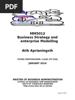 Syllabus MM5012 Business Strategy and Enterprise Modelling 50A