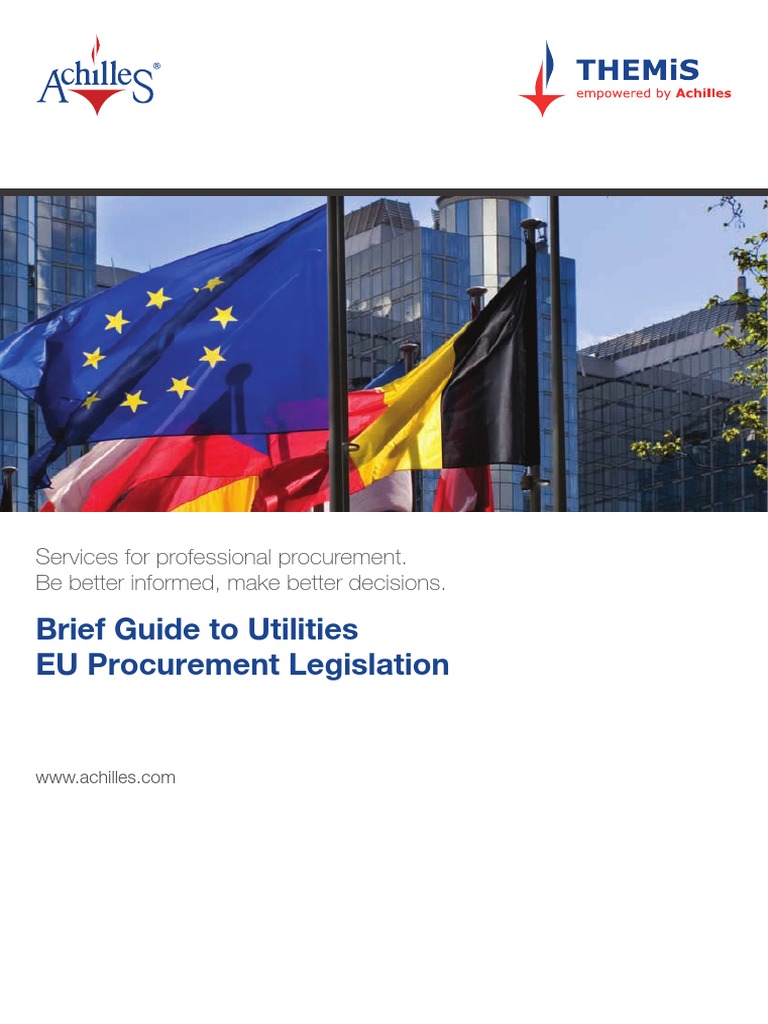Achilles Brief Guide To Utilities Eu Procurement Legislation PDF