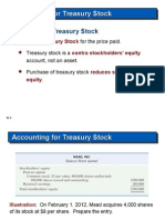 Accounting For Treasury Stock Accounting For Treasury Stock