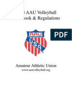 2013 AAU Volleyball Handbook & Regulations: Amateur Athletic Union