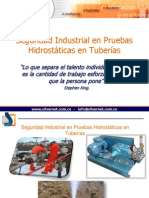 Seguridad Industrial en Pruebas Hidrostaticas de Tuberias