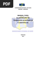 Manual Para Elaboração de Trabalhos Acadêmicios e Científicos UEG