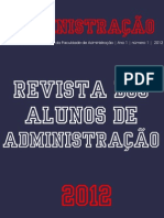 ADMINISTRAÇÃO 2012 Revista Dos Alunos