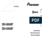 Deh-X6650bt Deh-X4650bt Operating Manual (Eng-Por-Esp)