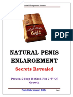 Natural Penis Enlargement Secrets