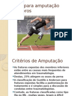 Critérios Para Amputação de Membros