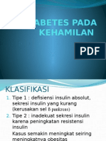 Diabetes Pada Kehamilan