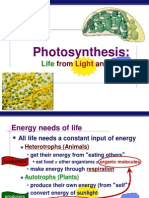 Photosynthesis:: From and