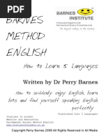 Download How to Learn 5 Languages  Barnes Method English Metodo Barnes Ingles by barnes method books international SN25285160 doc pdf