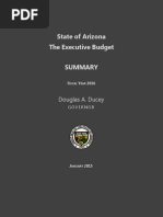 Ducey Executive Budget Summary