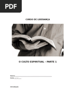 Apostila - O Culto Espiritual