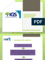 Procedimiento Ante El IGSS Relacionados Con Inscripción Presentacion !