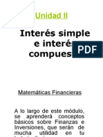 Interes Simple e Interes Compuesto