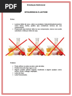 Dm e Intolerância a Lactose