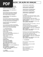 Celebração Em Ação de Graças Natal