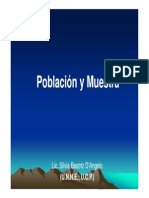 POBLACIÓN Y MUESTRA (Lic DAngelo) PDF