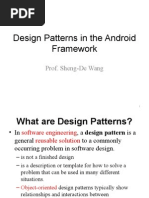 Design Patterns in The Android Framework