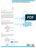 Instalación de Equipo Hidroneumático PDF