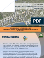 Presentation by Aceh Government - Proposed Aceh Spatial Plan 2012 - 2032
