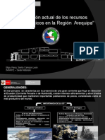 Situación Actual de Los Recursos Hidrobiológicos en La Region Arequipa 2