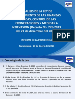 Analisis Del Decreto 278-2013 Realizado Por El COHEP (PAQUETAZO) (1)
