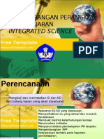 Pengembangan Perangkat Pembelajaran Integrated Science