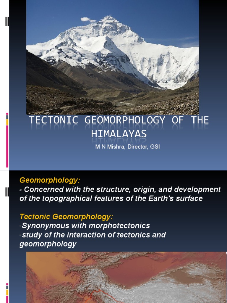 Tectonic Geomorphology | Geomorphology | Fault (Geology)