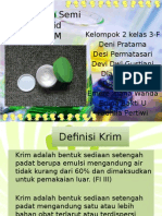 Kel. 2 Presentase Krim (Kimia Farmasi)