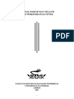 Download DAMPAK POSITIF DAN NEGATIF DARI PERKEMBANGAN IPTEK by Zaskiyah Salsabila SN25288898 doc pdf