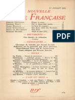 La Nouvelle Revue Francaise N 310 Juillet 1939