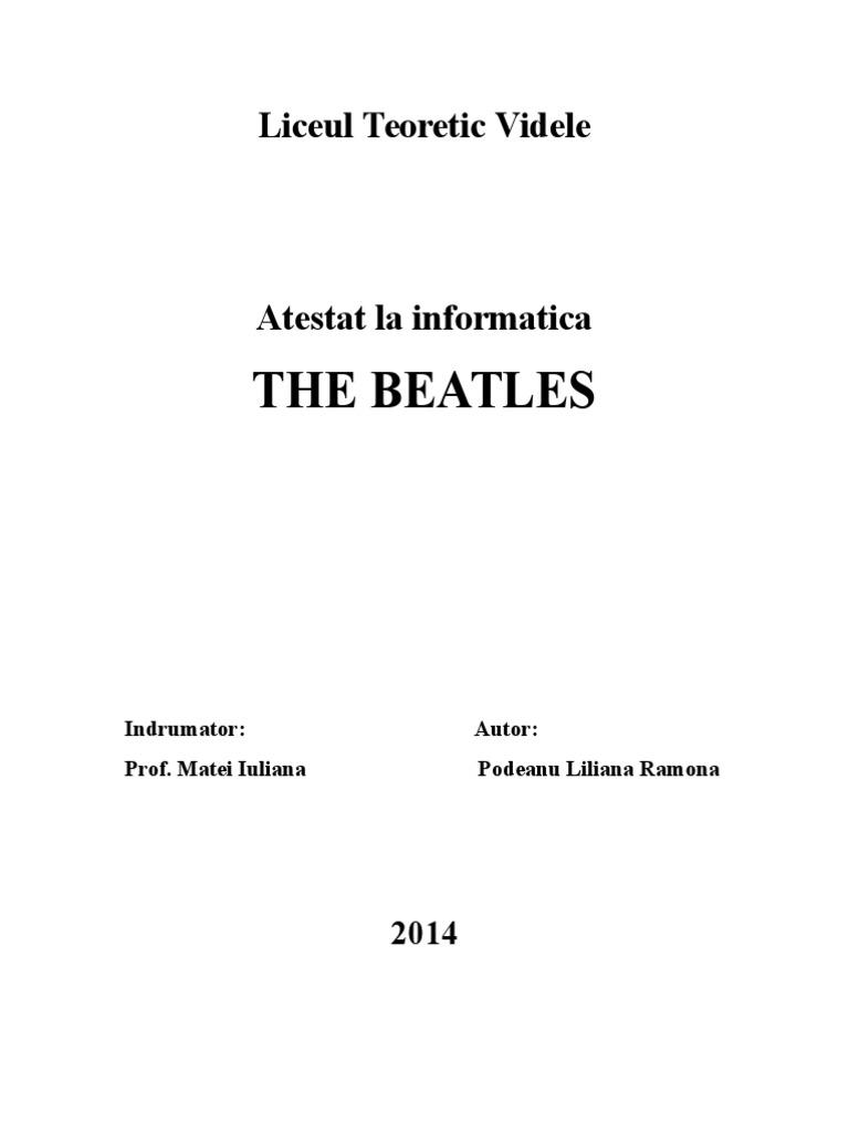 The Beatles | PDF