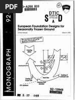 European Foundation Design For Seasonally Frozen Ground