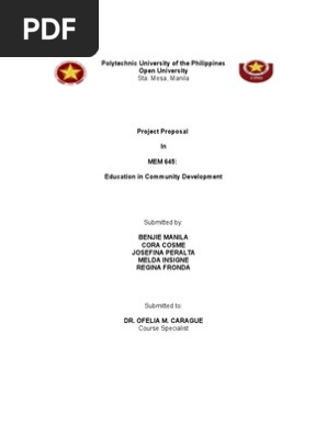 Project Proposal- community service