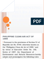 Clean Air Act of 1999