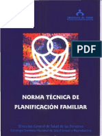 Normas de Planificación Familiar 2005