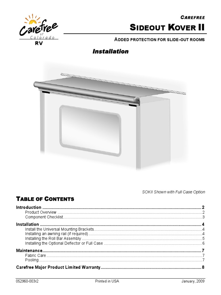 Sideout KoverII With Deflector Screw Building Engineering