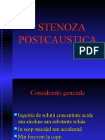 Stenoza Postcaustica