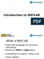 Matlab Introduction