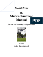 Student Survival Manual: Excerpts From