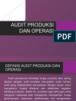 Audit Operasi Dan Produksi