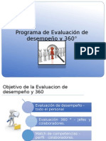 Evaluacion de Desempeño