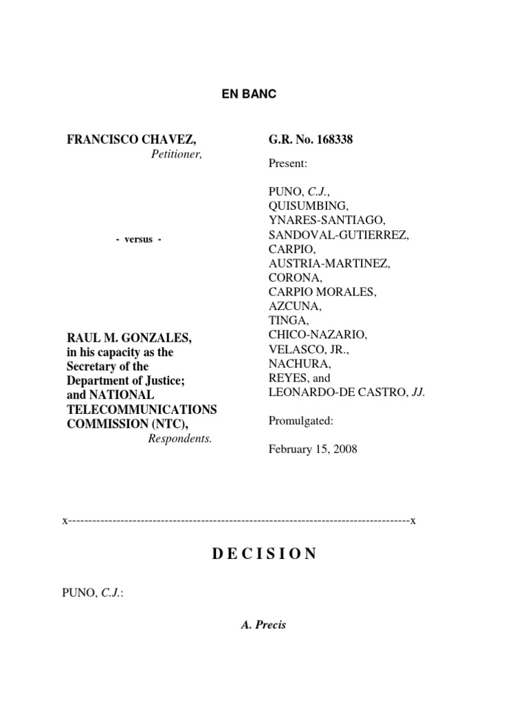 Chavez v gonzales g r no 168338 feb 15 2008 pdf freedom of