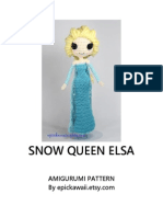 Crochet Queen Elsa Doll Pattern