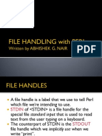 File Handling With Perl