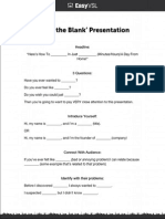 VSL Profit Blueprint Fill in The Blank Examples