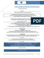 Barlovento Audiencias Diciembre 2014