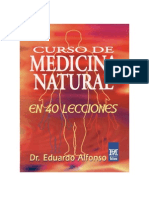 Curso de Medicina Natural en 40 Lecciones. Dr. Eduardo Alfonso.