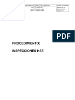 PD HSE XXX Procedimiento Inspecciones